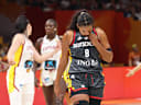 Nyara Sabally unzufrieden Aktion Oberkörper Basketball FIBA World Cup Weltmeisterschaft Frauen Saison 2026 2027 04.09.2026 DBB Deutschland GER vs Spanien ESP *** Nyara Sabally, dissatisfied, action, upper body, sports, basketball, FIBA World Cup, World Championship, women s, season 2026, April 9, 2027, DBB, Germany (GER) vs. Spain (ESP)