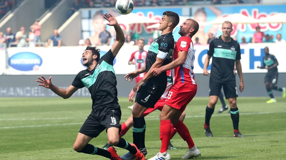Der 1. FC Heidenheim und der VfB Stuttgart haben sich ein intensives Schwaben-Duell geliefert.