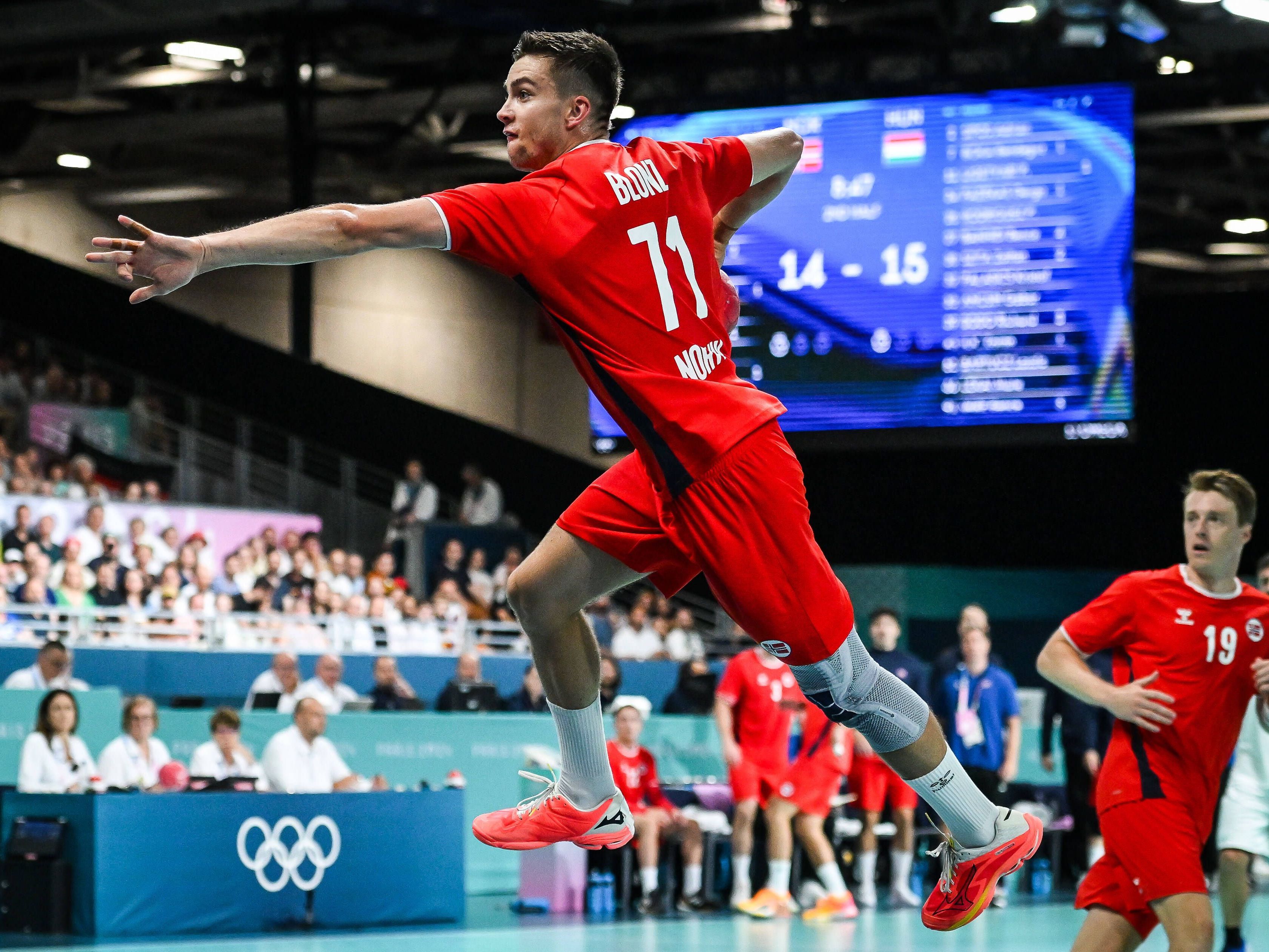 Handball im Fernsehen Olympia, Männer Dänemark Norwegen in