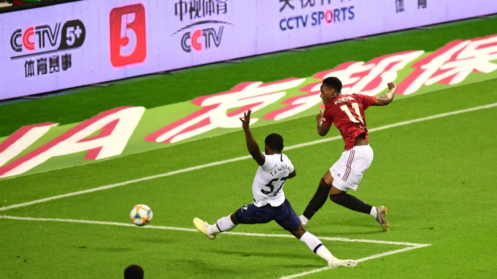 Martial erzielt das 1:0
