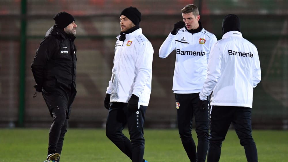 Peter Bosz, Kevin Volland, Lars Bender