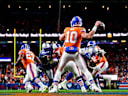 Bo Nix in einem NFL-Spiel für die Denver Broncos