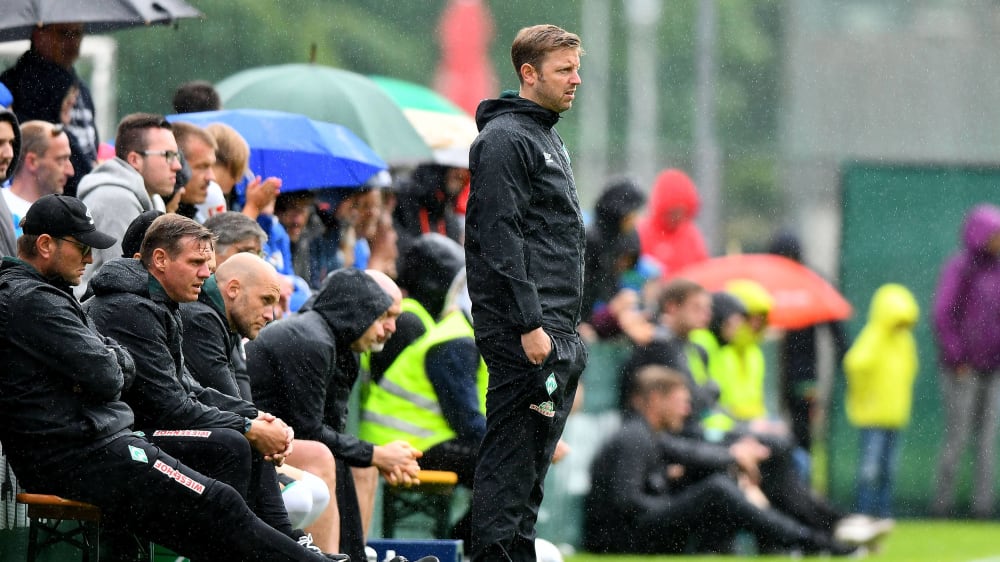"Es war f&#252;r uns ein harter Test": Bremens Trainer Florian Kohfeldt. 