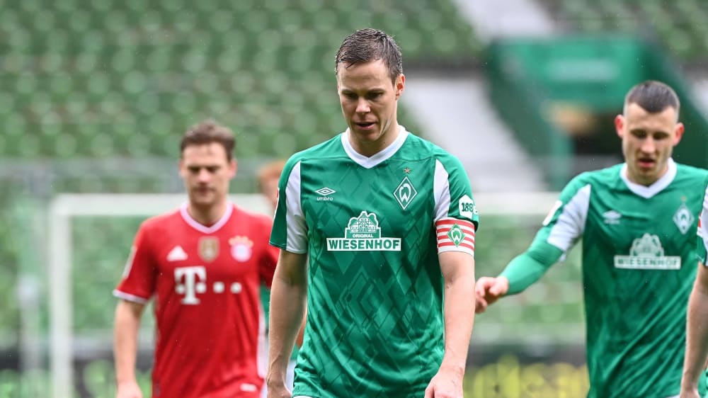 Kein Bild mit Symbolcharakter: Werder-Kapit&#228;n Niklas Moisander ist vor den bevorstehenden Spielen zuversichtlich.