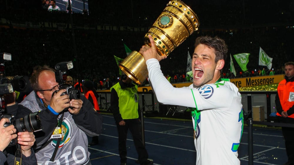 2015 gewann Christian Träsch mit dem VfL Wolfsburg den DFB-Pokal. Ein Moment seiner Profizeit, der ihm neben dem Supercup-Sieg besonders stark in Erinnerung bleiben wird.