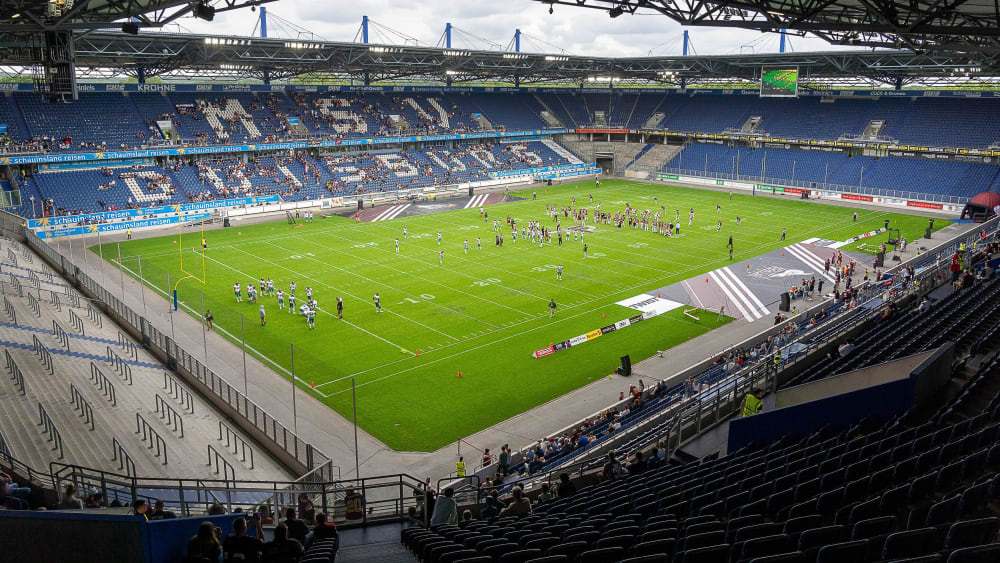 Im Duisburger Stadion trägt das ELF-Team Rhein Fire seine Heimspiele aus.