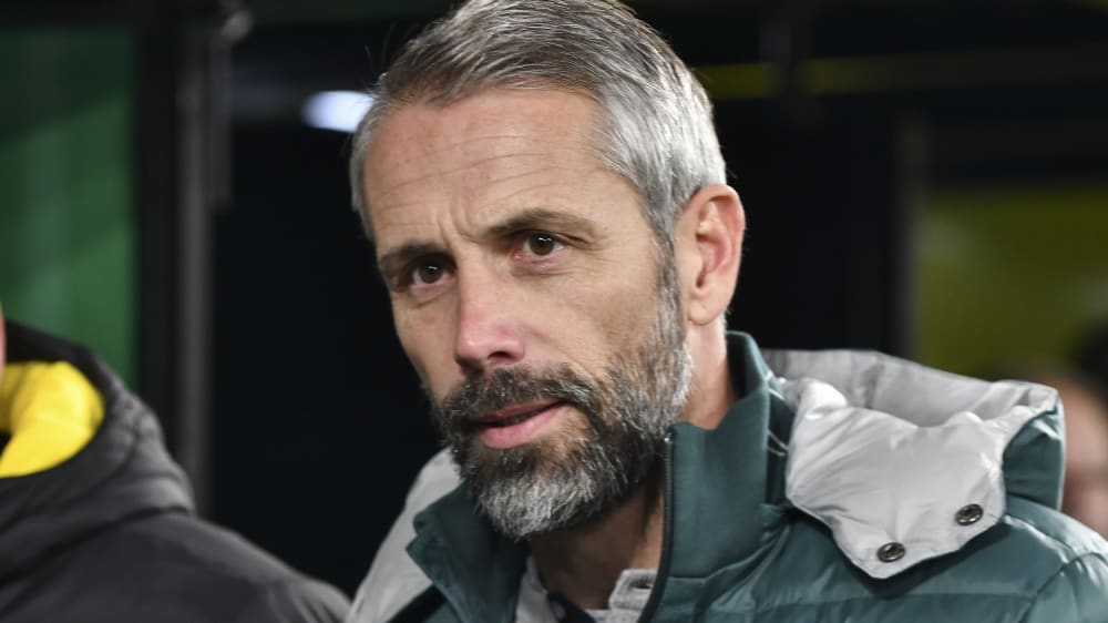 Beweist beachtliche Flexibilität: Mönchengladbachs Trainer Marco Rose.
