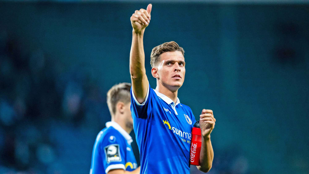Erleichterung für Magdeburg: Tobias Müller erzielt in der Nachspielzeit den Ausgleichstreffer.