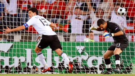Unter anderem abrufbar: Der 3:1-Sieg von Deutschland über Portugal bei der EURO 2008.
