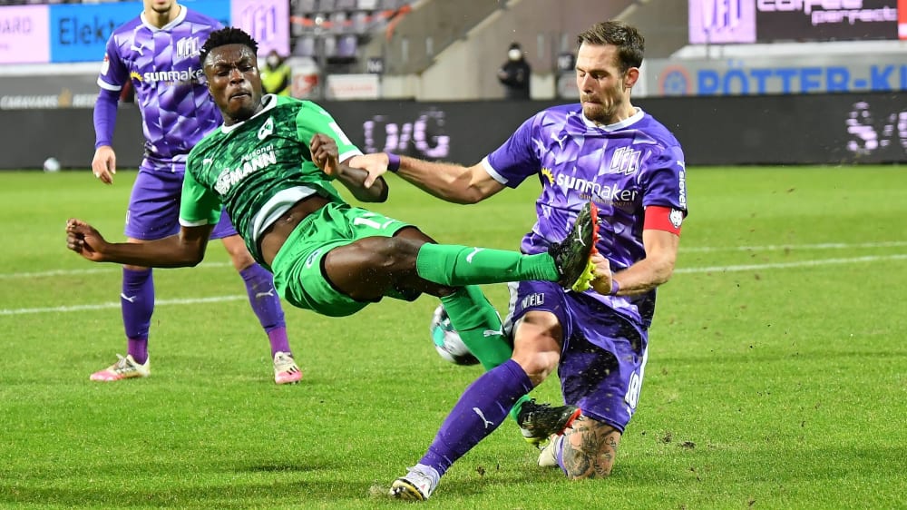 Greuther Fürths Dickson Abiama war der laufstärkste bei der SpVgg.