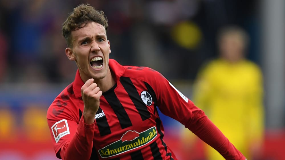 Aller guten Dinge sind vier: Nach drei Fehlversuchen traf Luca Waldschmidt doch noch gegen den BVB.