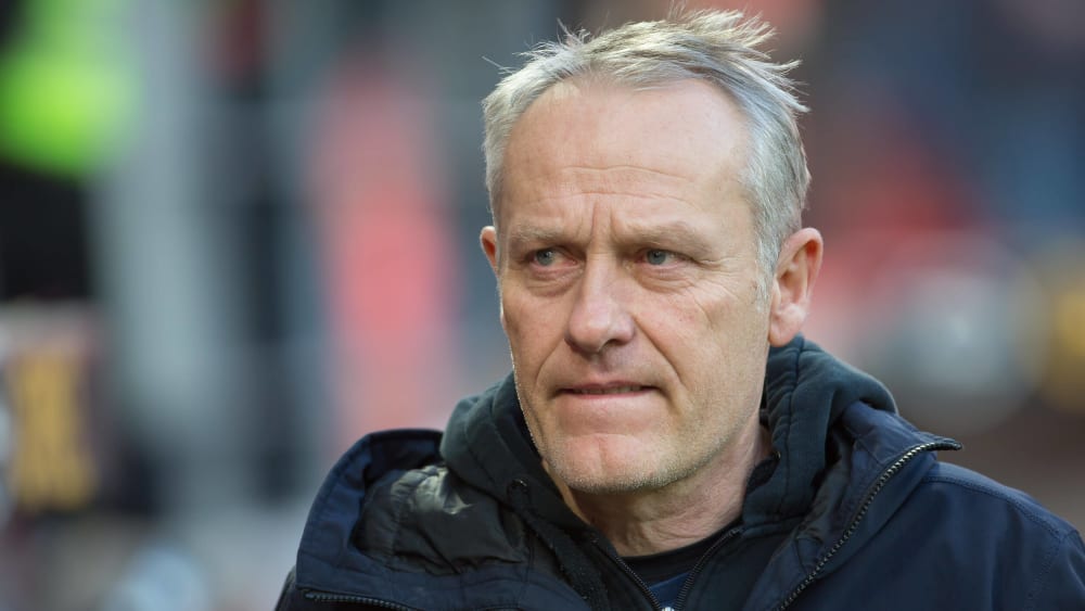 Freiburgs Coach Christian Streich.