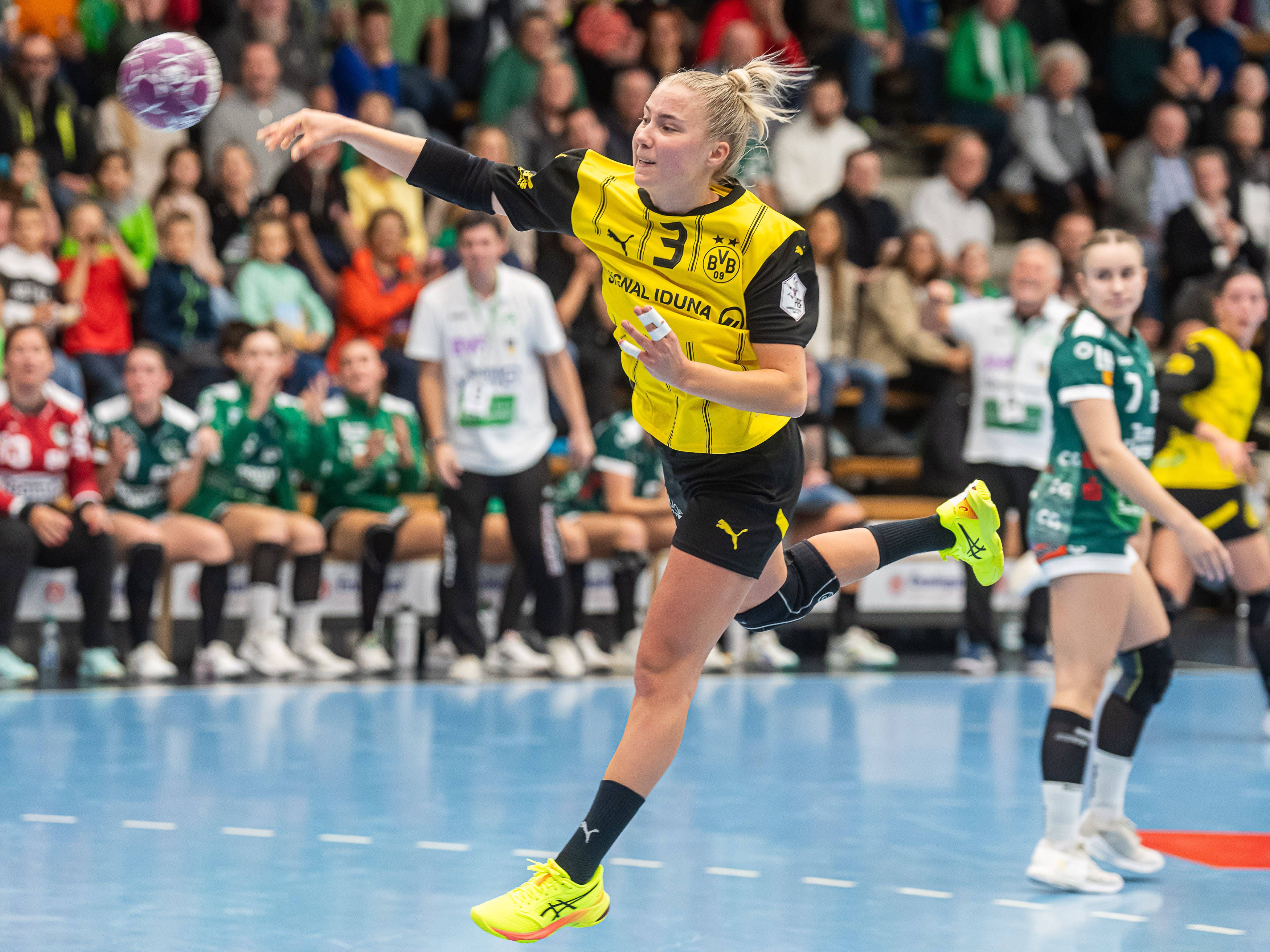 Handball Bundesliga Frauen Topspiel in Bensheim und zwei Derbys