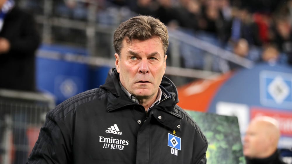 Zwei Niederlagen in Folge mit dem Hamburger SV: Dieter Hecking. 