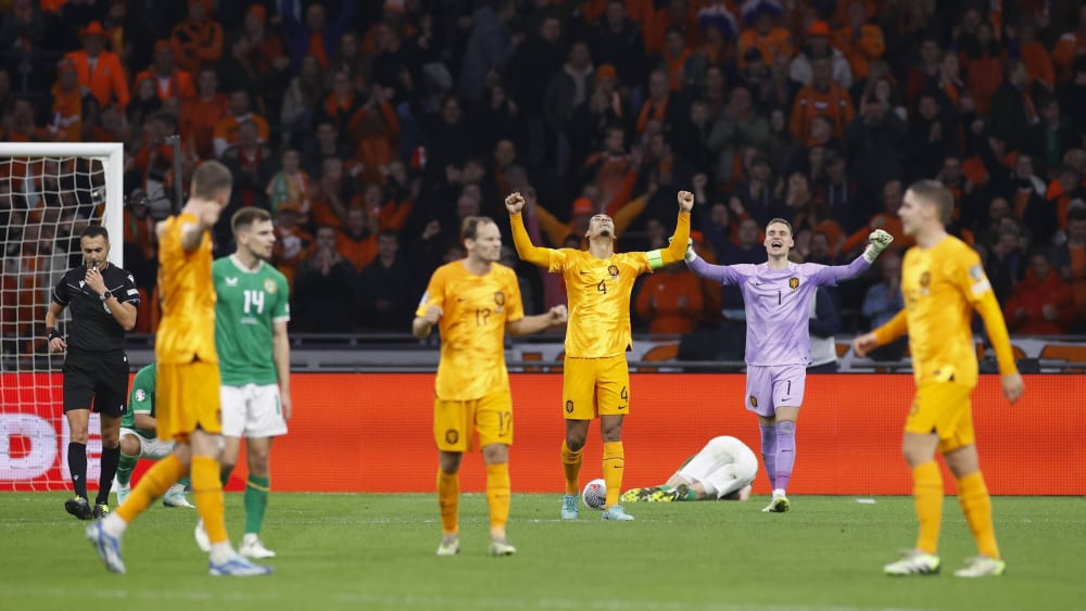 Die Niederlande buchten am Samstagabend das Ticket für die EM im kommenden Jahr.