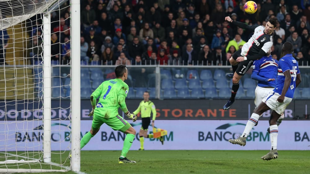 Sprang bei seinem 2:1 höher als alle anderen: Cristiano Ronaldo.