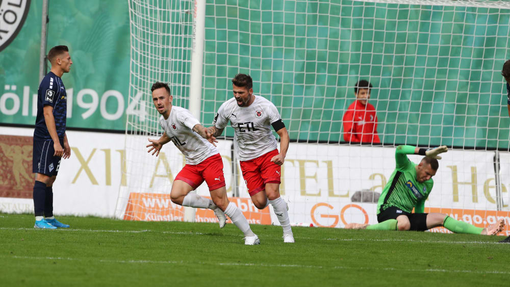 Simon Handle und Albert Bunjaku