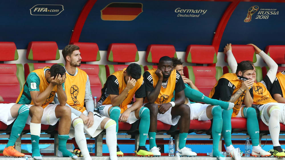 Enttäuschung bei den Nationalspielern nach dem WM-Aus gegen Südkorea