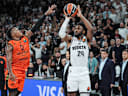 Besiktas v Valencia Basket - EuroLeague ISTANBUL, TURKIYE - SEPTEMBER 25: Jaylen Nowell (24) of Besiktas in action against T. J. Shorts (0) of Valencia Basket during the EuroLeague Regular Season Round 1 match between Besiktas and Valencia Basket at the Turkcell Basketball Development Center in Istanbul, Turkiye, on September 25, 2026. Cemal Yurttas Anadolu Istanbul Turkey. Editorial use only. Please get in touch for any other usage. PUBLICATIONxNOTxINxTURxUSAxCANxUKxJPNxITAxFRAxAUSxESPxBELxKORxRSAxHKGxNZL Copyright: x2026xAnadoluxCemalxYurttasx