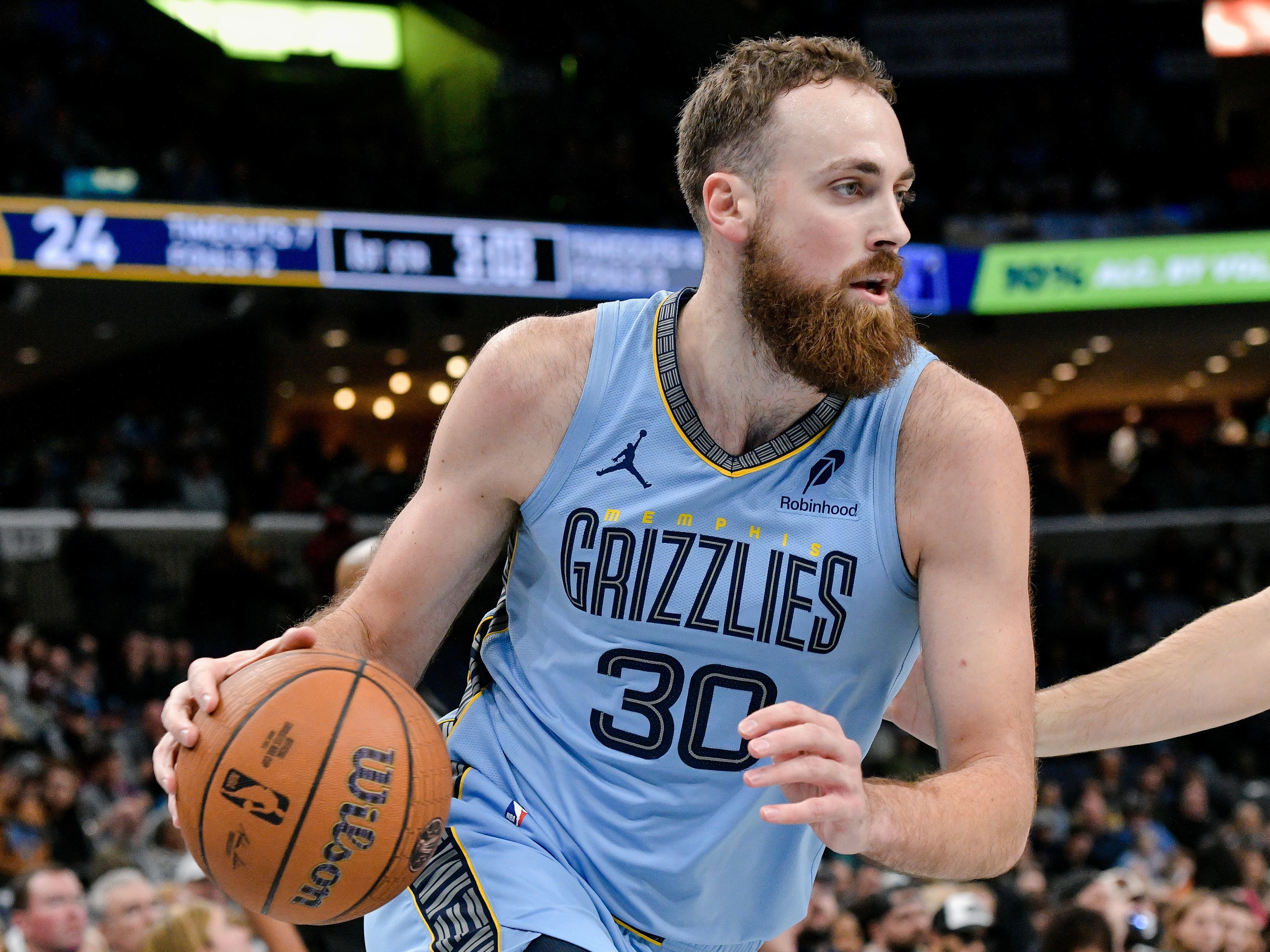 Vivid Jock Landale Injury Update: Memphis Grizzlies Center Leaves Game Vs Mavs Abstract Art