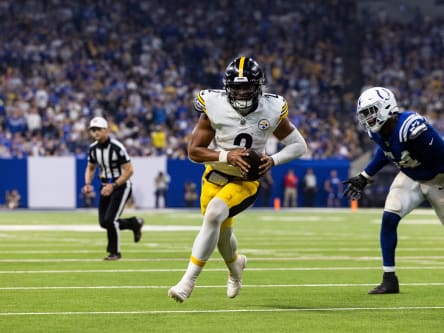 Justin Fields von den Pittsburgh Steelers
