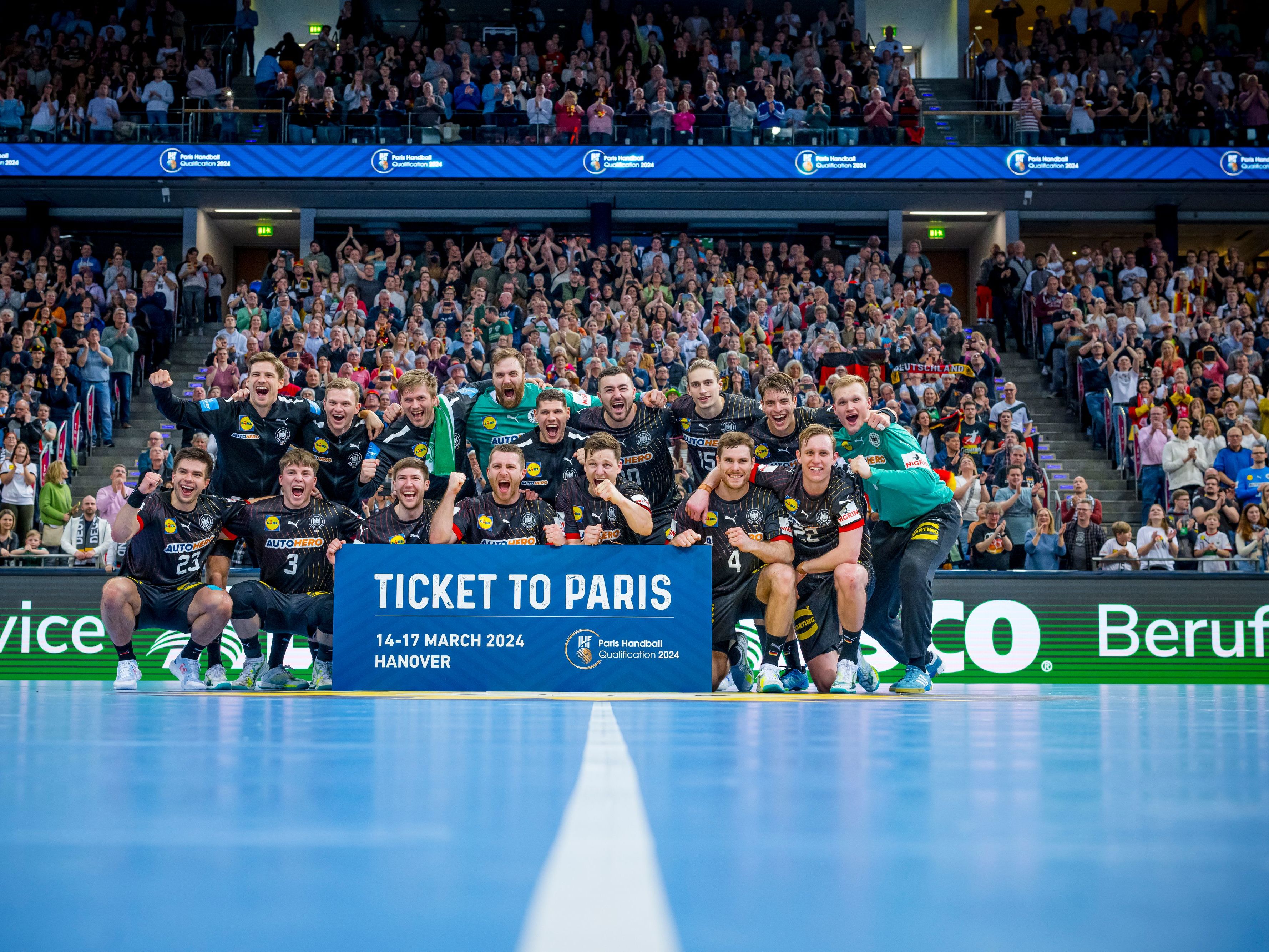 Die OlympiaKader der deutschen HandballNationalmannschaft der Männer