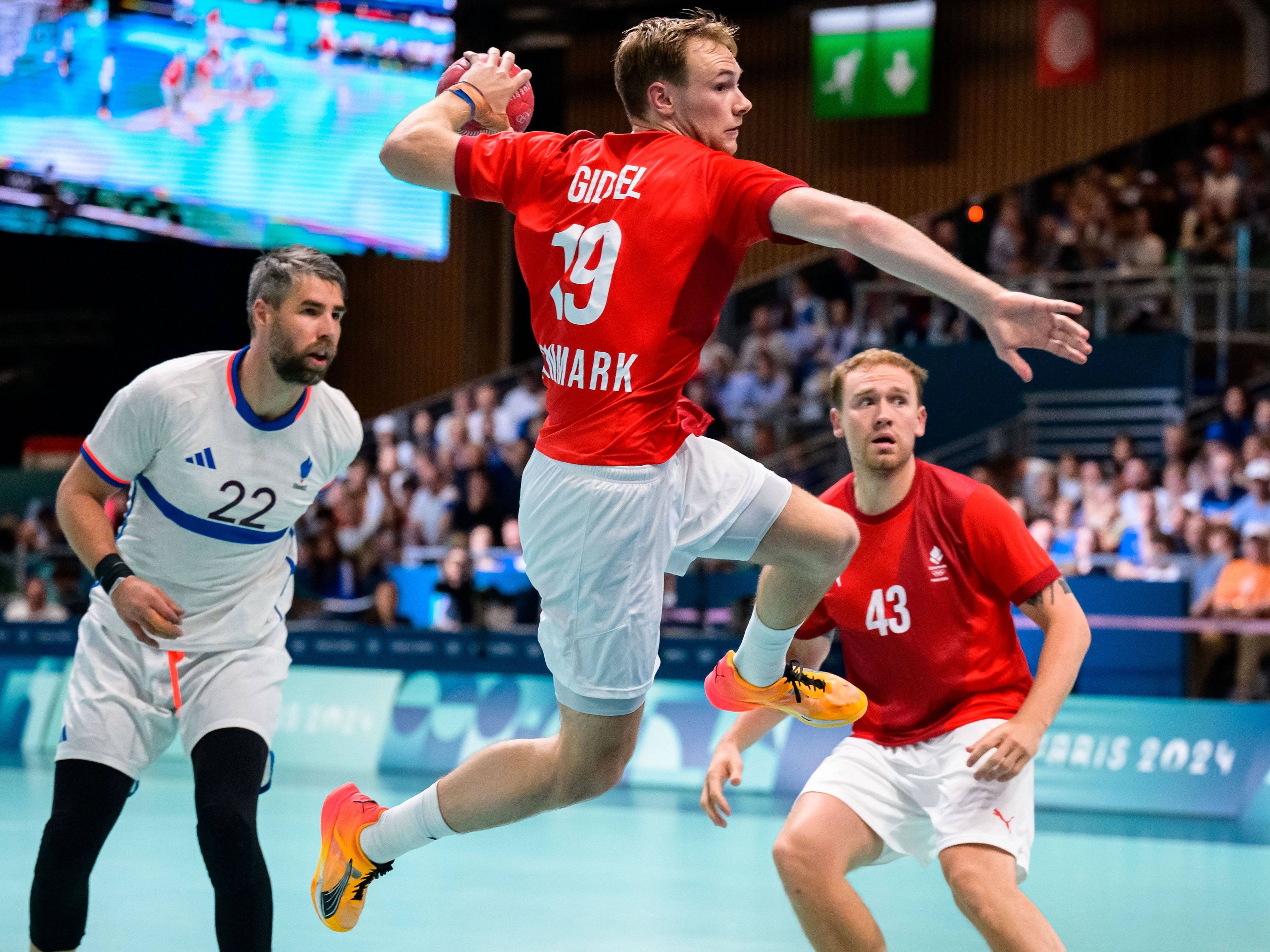 Handball im Fernsehen Olympia, Männer Dänemark Argentinien in