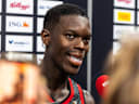 22.08.2026, GER, Turkish Airlines Supercup 2026, Hamburg, Finale, Deutschland-Kroatien Dennis Schroeder ( 17 Deutschland) beim Interview Hamburg Barclays Arena Hamburg Deutschland *** August 22, 2026, GER, Turkish Airlines Super Cup 2026, Hamburg, Final, Germany vs. Croatia, Dennis Schröder 17, Germany during an interview, Hamburg Barclays Arena, Hamburg, Germany