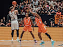 easyCredit Basketball Bundesliga, 5. Spieltag, Niners Chemnitz -Bayern München 10.10.2026 ab 16:00 Uhr Chemnitz, Chemnitz Arena Im Foto: 17 Darion Atkins, 13 Andreas Obst, 20 Urald King easyCredit Basketball Bundesliga, 5. Spieltag, Niners Chemnitz - Bayern München Chemnitz Sachsen Deutschland *** easyCredit Basketball Bundesliga, Matchday 5, Niners Chemnitz vs. Bayern Munich, October 10, 2026, starting at 4:00 p.m., Chemnitz, Chemnitz Arena. Pictured: 17 Darion Atkins, 13 Andreas Obst, 20 Urald King. easyCredit Basketball Bundesliga, Matchday 5, Niners Chemnitz vs. Bayern Munich, Chemnitz, Saxony, Germany Copyright: xEHLxMedia MichelxKöhlerx 20261010-Niners-Chemnitz-Bayern-M__nchen-121