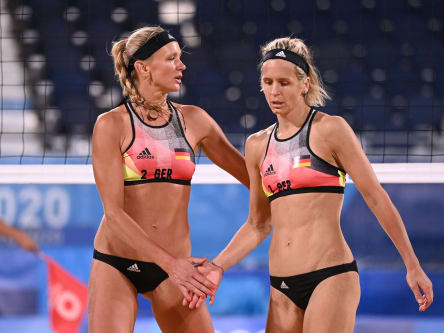 Laura Ludwig und Margareta Kozuch (li.)