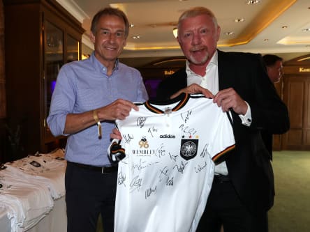 Jürgen Klinsmann und Boris Becker.