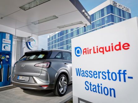 Hyundai Nexo Wasserstofftankstelle 