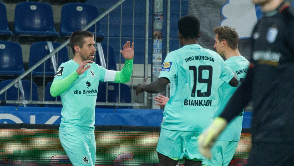 1860 München hat nur noch einen Punkt Rückstand auf Dynamo Dresden.
