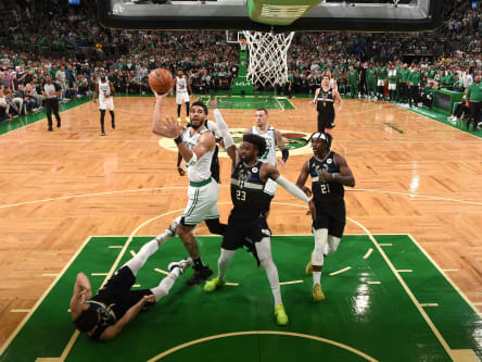 Jayson Tatum #0 of the Boston Celtics