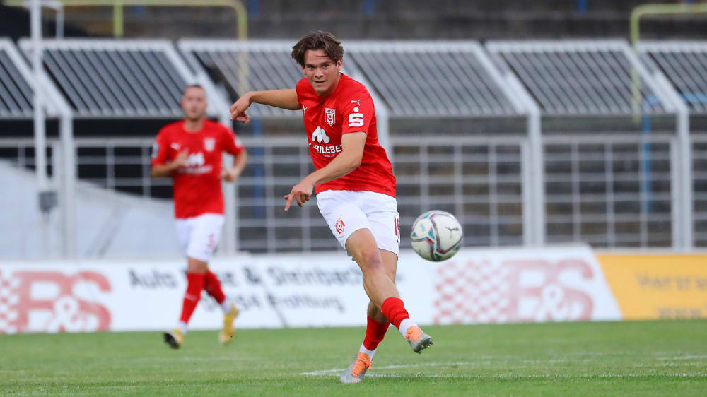 Verlässt den Halleschen FC: Elias Löder ist der erste Sommerneuzugang des FC Carl Zeiss Jena.