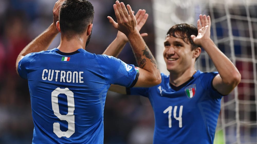 Patrick Cutrone (links) und Federico Chiesa
