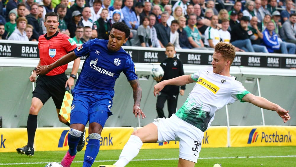 Schalkes Weston McKennie gegen Gladbachs Nico Elvedi