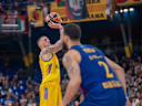 ESP: Euroleague FC Barcelona, Barca v Maccabi Rapyd Tel Aviv Daniel Theis of Maccabi during the Euroleague match between FC Barcelona v Maccabi Rapyd Tel Aviv played at Palau Blaugrana Arena Stadium on October 13 2026 in Barcelona Spain Spain Basketball *** ESP Euroleague: FC Barcelona vs. Maccabi Rapyd Tel Aviv. Daniel Theis of Maccabi during the Euroleague game between FC Barcelona and Maccabi Rapyd Tel Aviv, played at Palau Blaugrana Arena on October 13, 2026, in Barcelona, Spain. Spanish Basketball Copyright: xAgenciaxLOFx