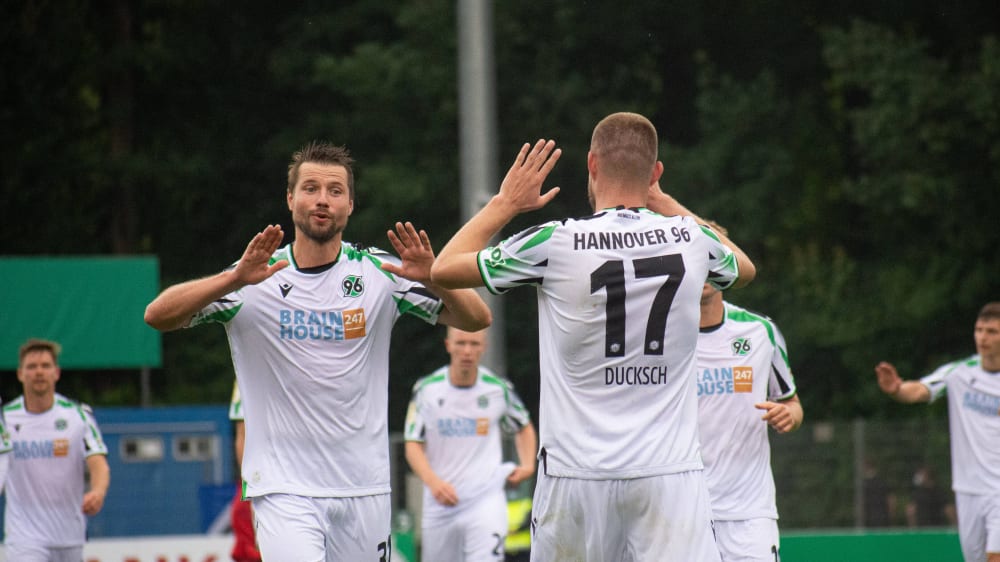 Zwei Tore, ein Assist: Marvin Ducksch hatte großen Anteil am 4:0-Erfolg der Hannoveraner über den Regionalligisten Eintracht Norderstedt.