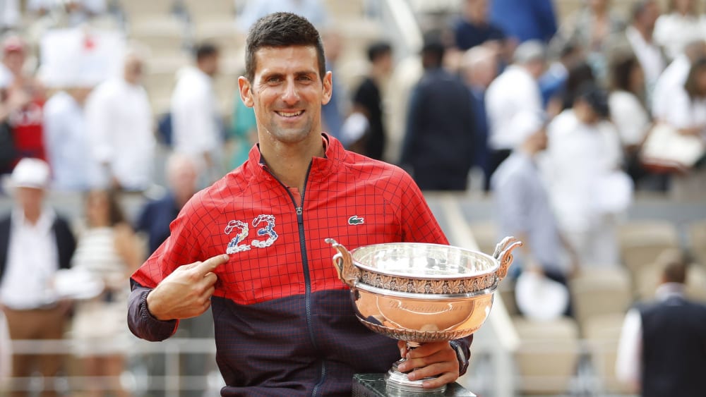 Imposante Zahl: Novak Djokovic hat 23 große Titel eingeheimst.
