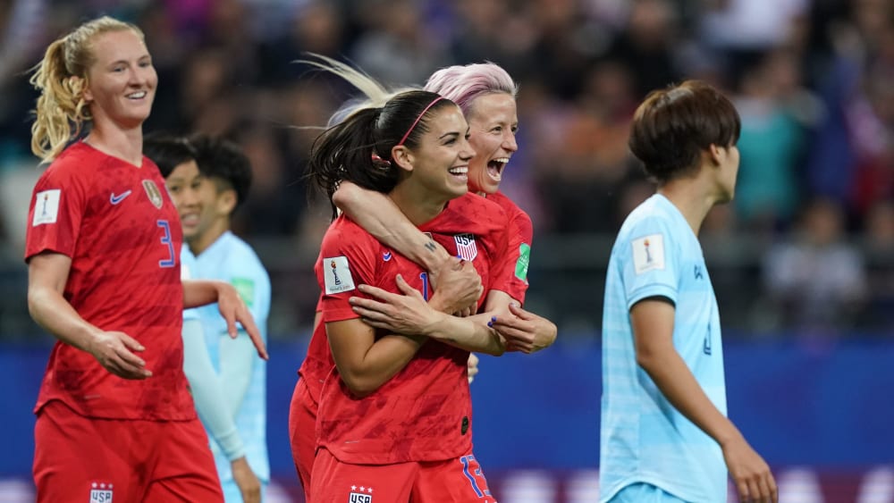 Alex Morgan & Co. waren richtig in Torlaune.