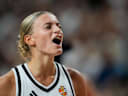 Alexandra Wilke (Deutschland, 3) reagiert. GER, Basketball, Frauen Länderspiel, Deutschland vs Türkei, Freundschaftspiel, LANXESS arena, Köln, 27.08.2026 Foto: HMB Media Scott W. Coleman Köln LANXESS arena Nordrhein-Westfalen GER Copyright: xScottxW.xColemanx