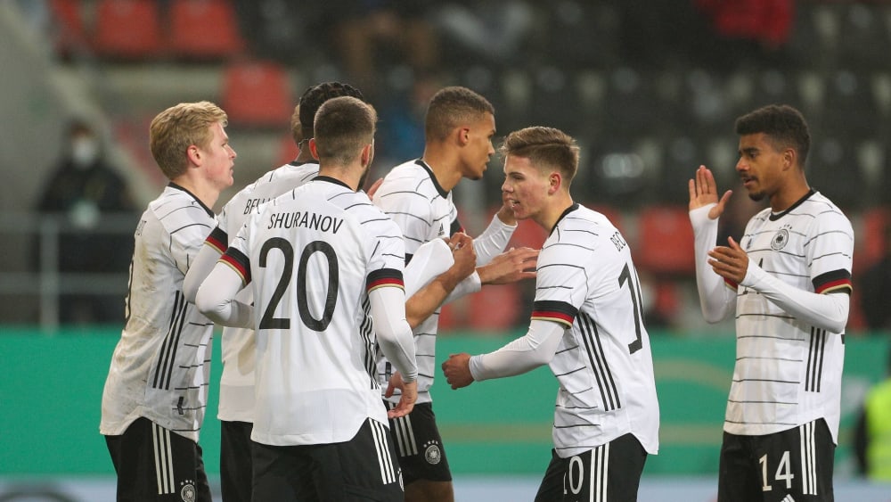Klare Sache: Die deutsche U 21 feierte einen deutlichen Sieg gegen San Marino.