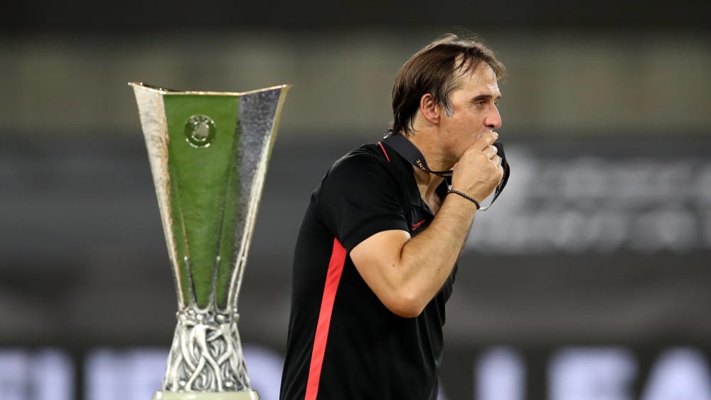 Trainer Julen Lopetegui führte den FC Sevilla zum sechsten Triumph in der Europa League.