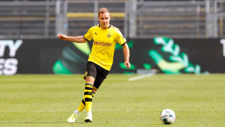 Trister adeus ao Borussia Dortmund: Mario Götze. 