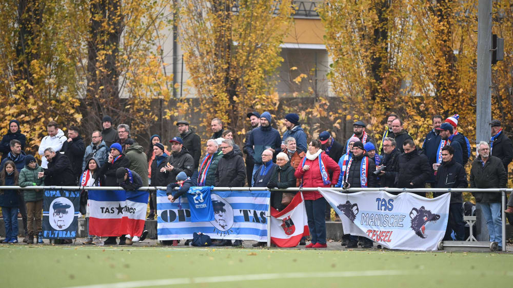 Die Fans des SV Tasmania Berlin sehen ihre Elf in der kommenden Saison wieder in der Oberliga auflaufen.