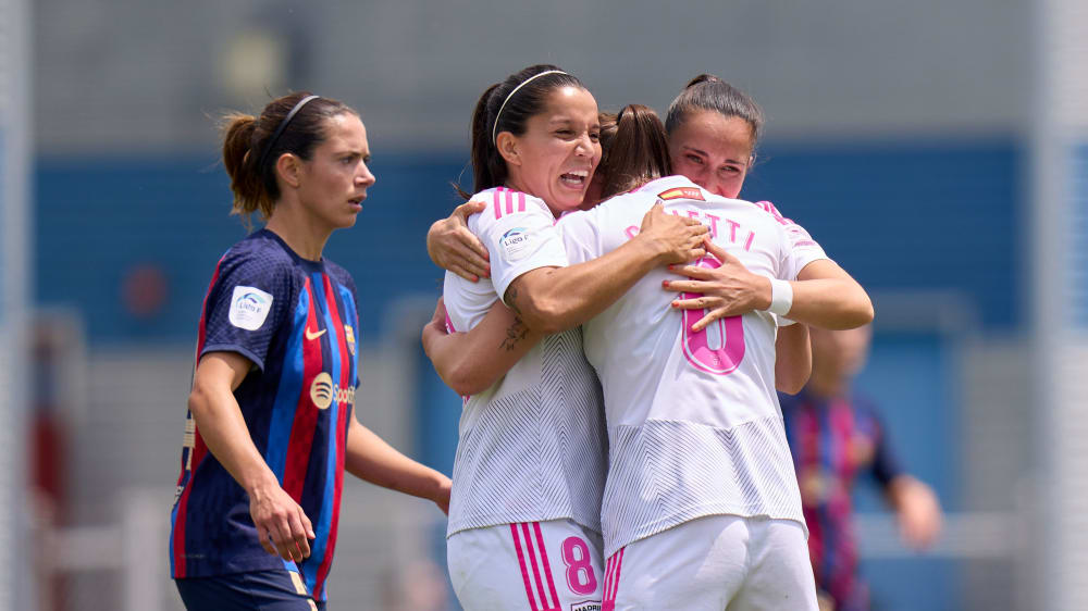 Große Überraschung im spanischen Frauenfußball: Madrid CFF jubelt gegen Barça.