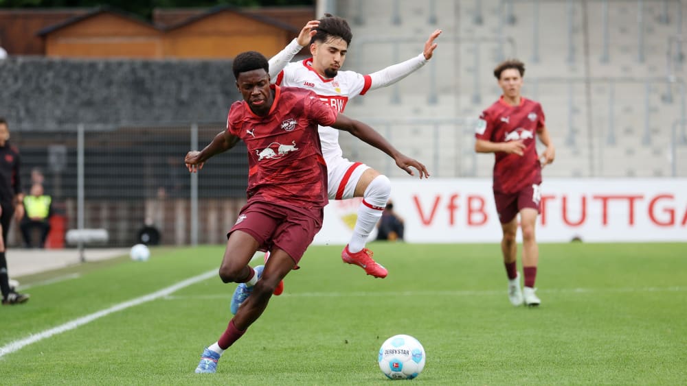 Die U 17 von RB Leipzig gewann das Halbfinale gegen den VfB Stuttgart.