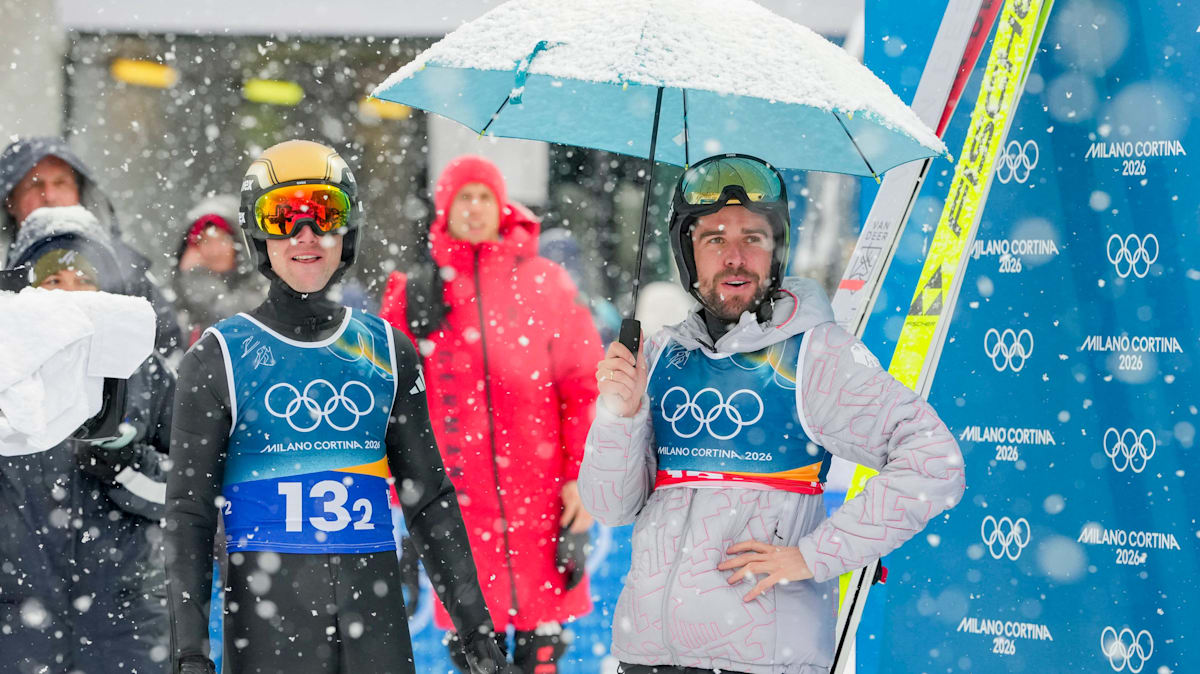 Gutes Springen im Schneetreiben: Deutsche Kombinierer haben Gold ...