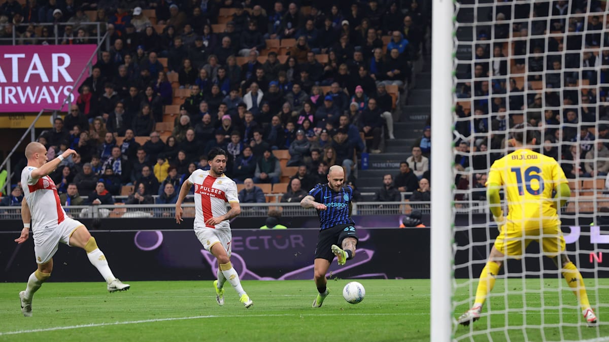 1:0 für Inter: Traum-Kombination von Mkhitaryan und Dimarco